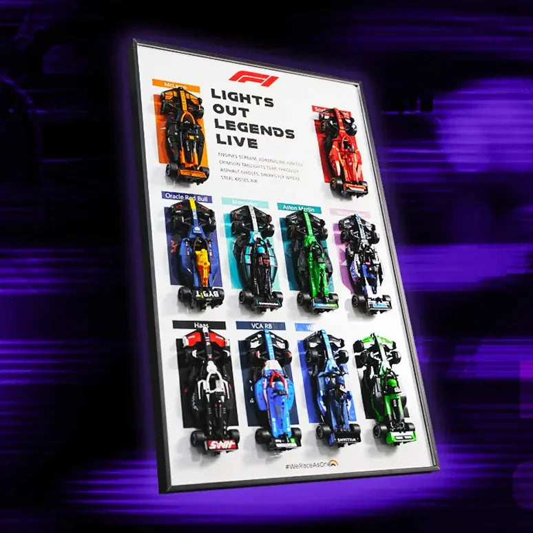 Speed Champions F1 Racing Model Display Frame